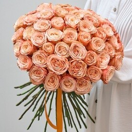 51 Французская Персиковая Роза 60 см