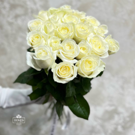 19 White Roses