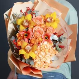 Peach Bouquet