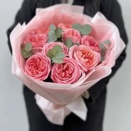 Персиковые Пионовидные Розы