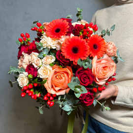 Scarlet Bouquet of Love