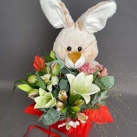 Зайка С Букетом