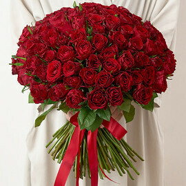 Букет "101 кенийская роза"