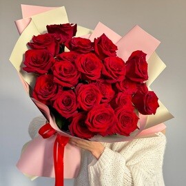 25 Roses 50 cm Ecuadorian Red