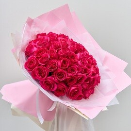 51 Rose 80 cm Ecuadorian Pink