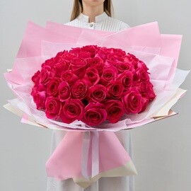 51 Rose 70 cm Ecuadorian Pink