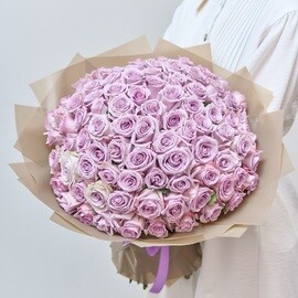 101 Roses 70 cm Ecuadorian Lilac