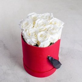 Эксклюзивная Коробка Белые Розы