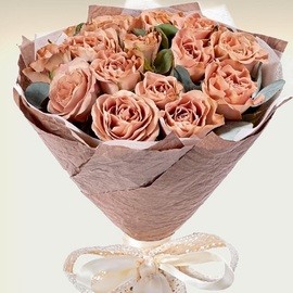 Bouquet of Coffee Roses
