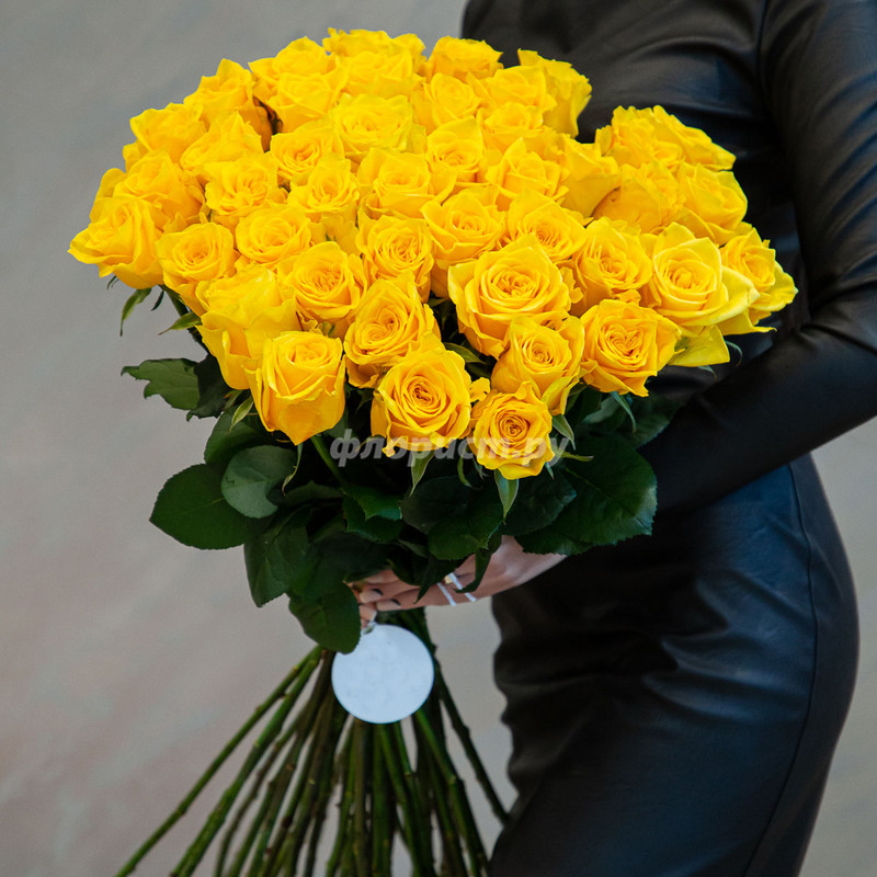 Yellow Gyumri Roses Armine, deluxe