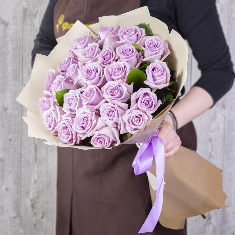 25 Ecuadorian Lilac Roses 50 cm, 25 stems