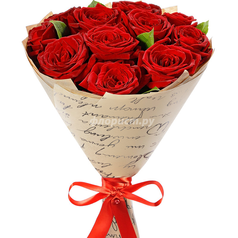 Bouquet of Red Roses, 11 stems