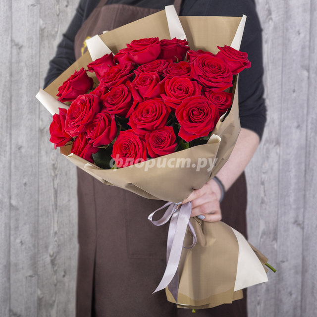 Эквадорские Красные Розы, 25 роз