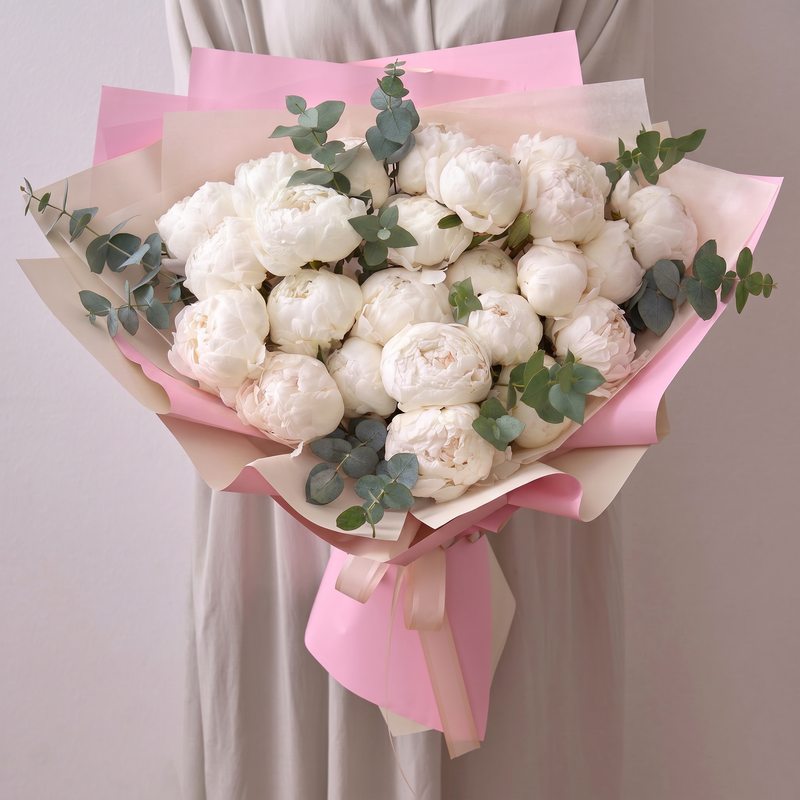 White Peonies, deluxe