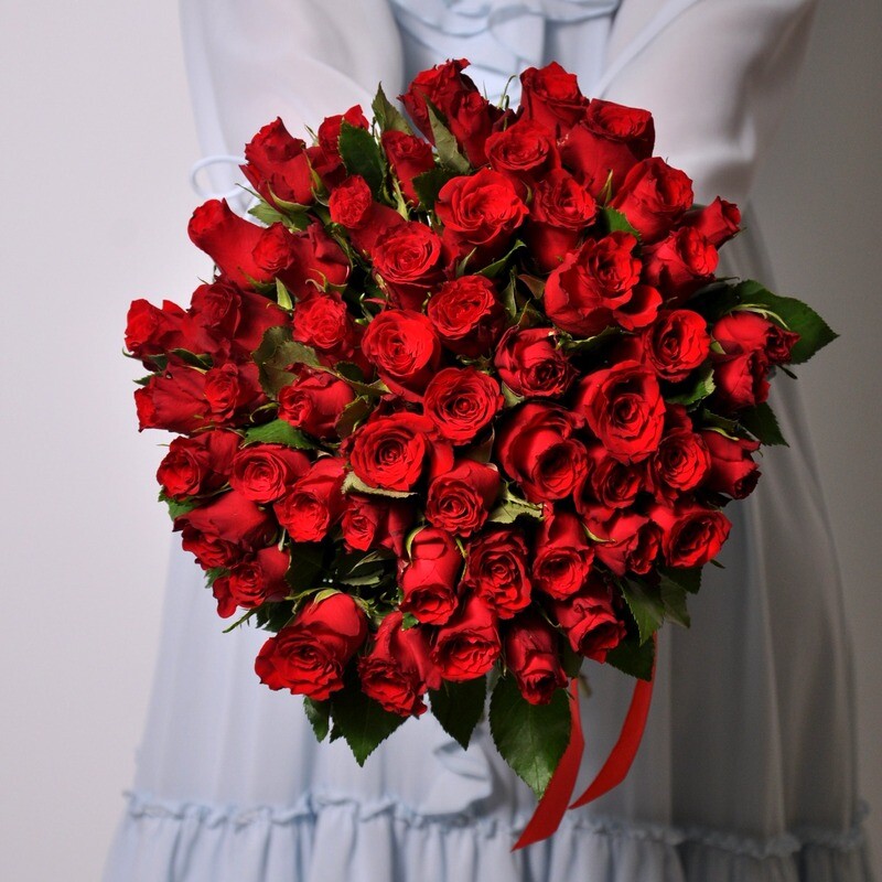 101 Red Kenyan Rose, 101 stems