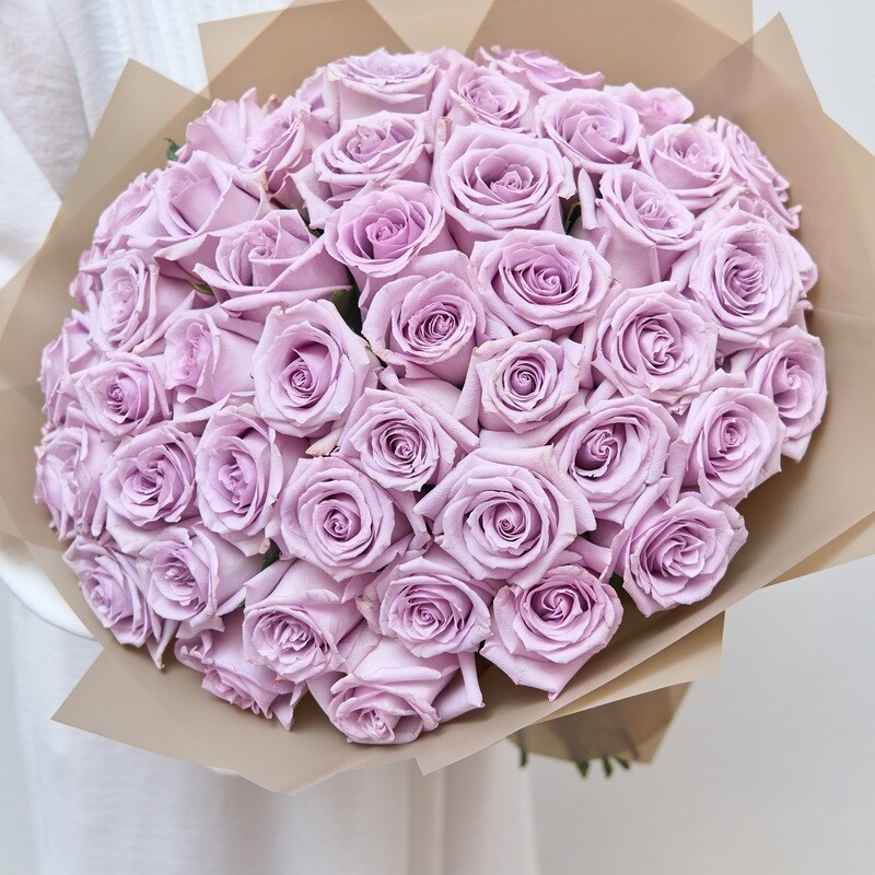 51 Rose 80 cm Ecuadorian Lilac, 51 stems