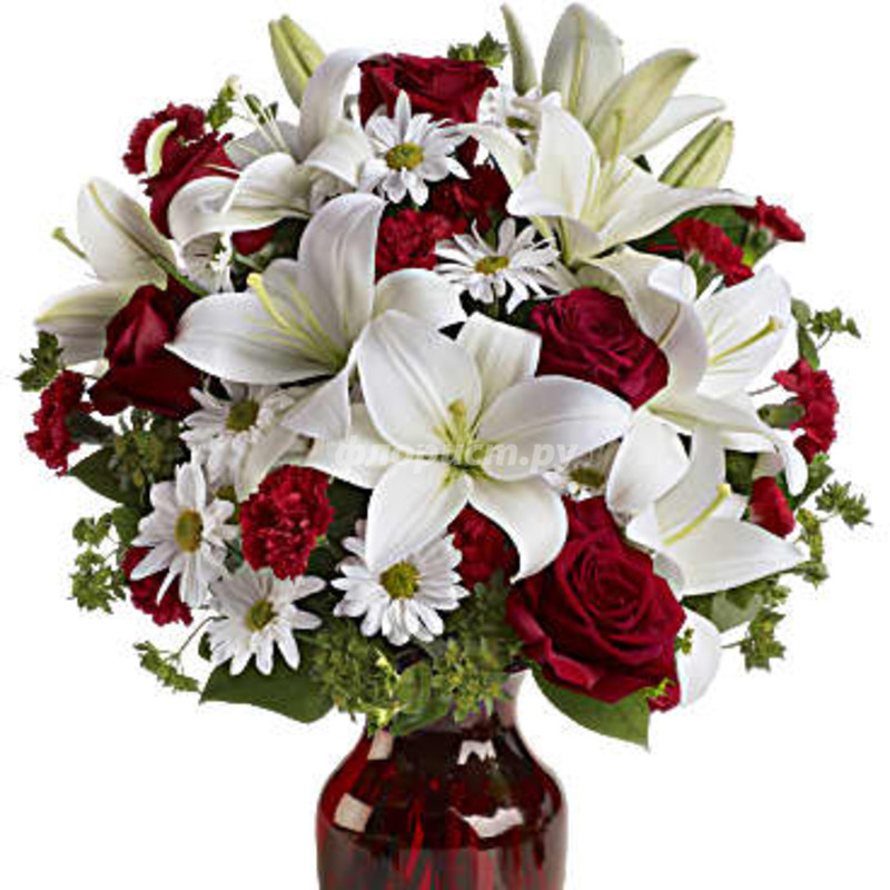 Be My Love Bouquet with Red Roses, deluxe