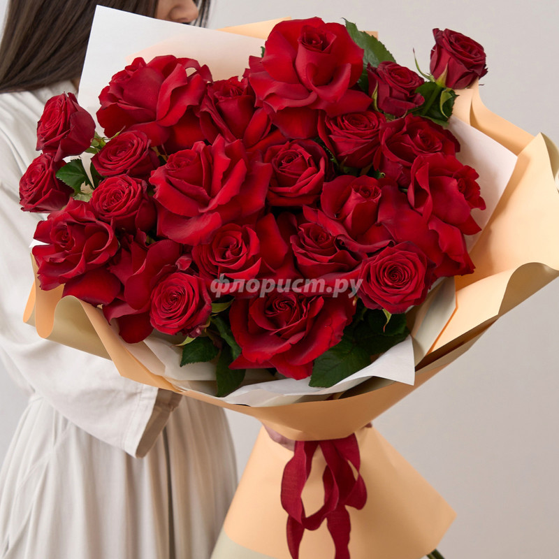 Passionate Roses, 25 stems