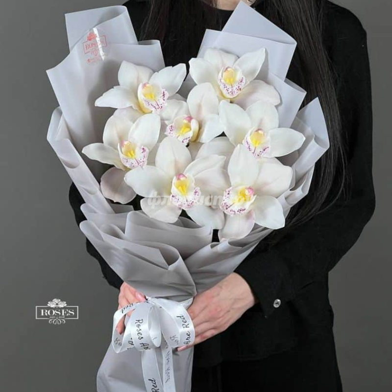 7 White Orchids, standard