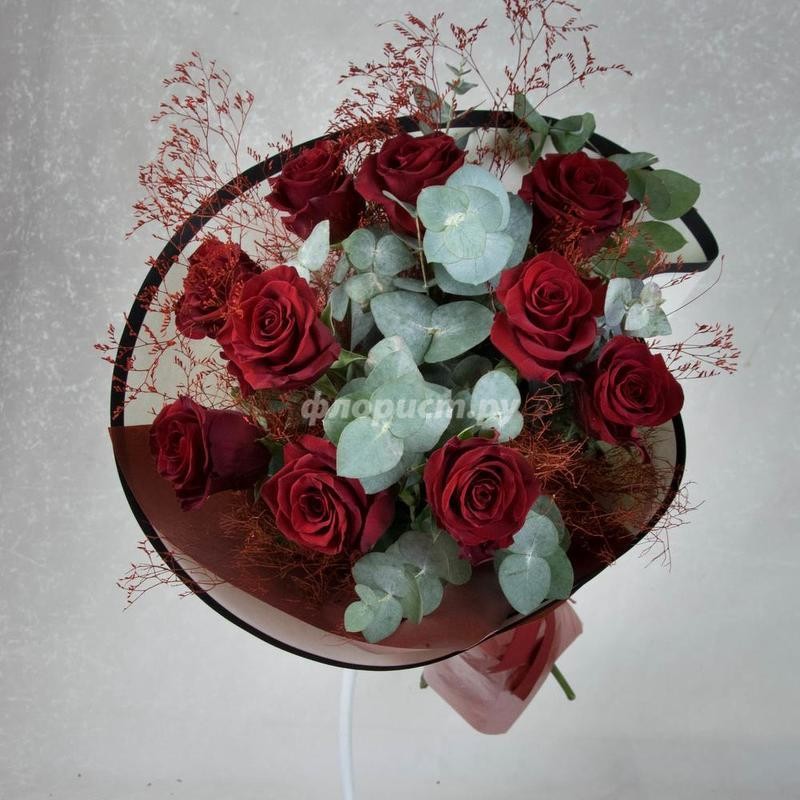 Red Roses and Eucalyptus, standard