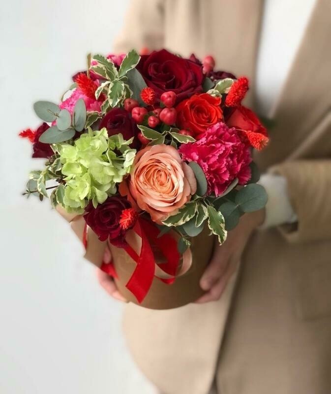 Flowers in a box Glamour, standart