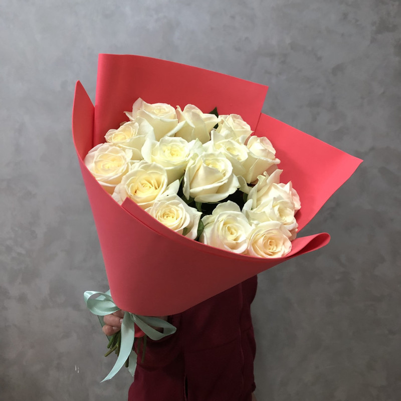 Bouquet 212 (white roses), standart