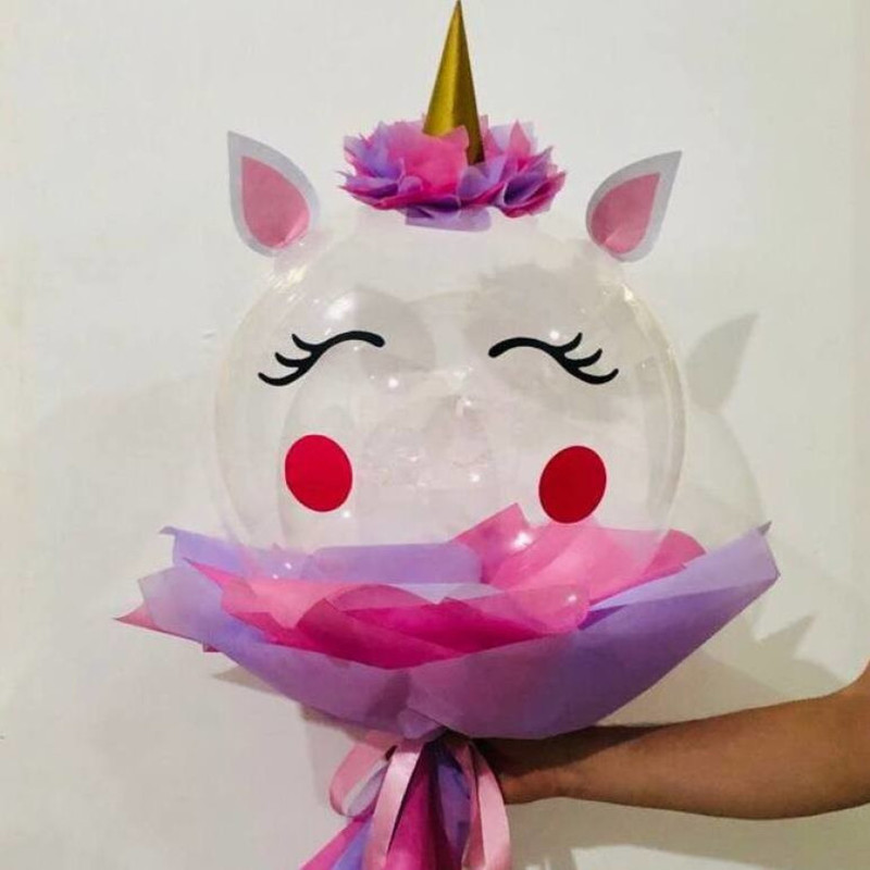 Bubble bouquet unicorn, standart