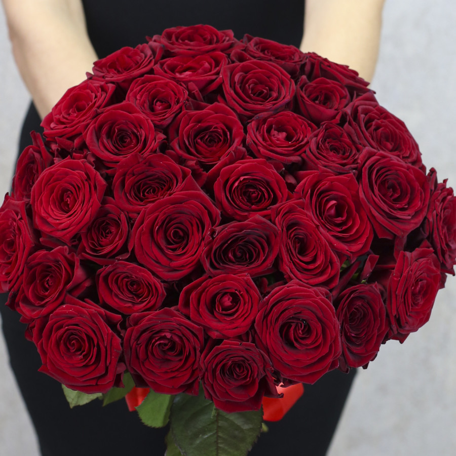 50 Red Roses, Red Naomi Rose Bouquet, Certified B Corp