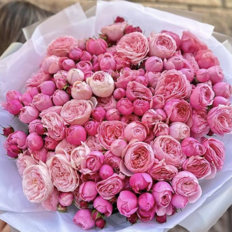 Bouquet of peony roses, vendor code: 333083871, hand-delivered to
