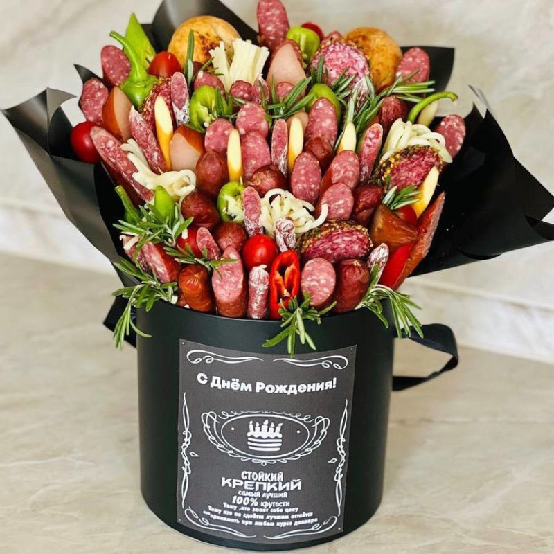 Bouquet of sausages with cheese, standart