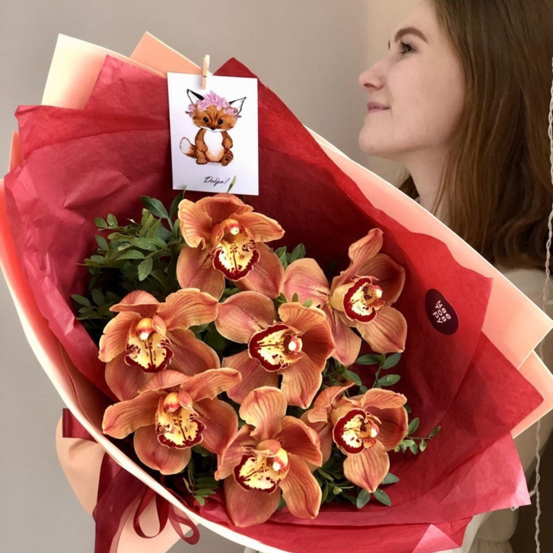 Bouquet of orchids, standart