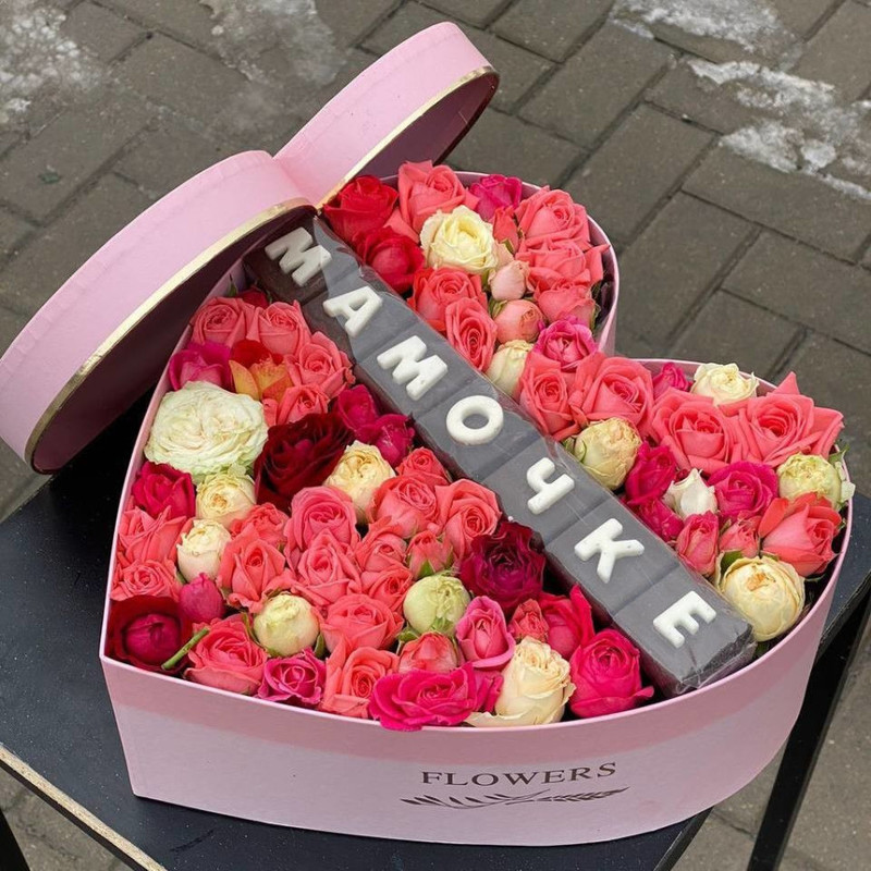 box of flowers for mom, standart