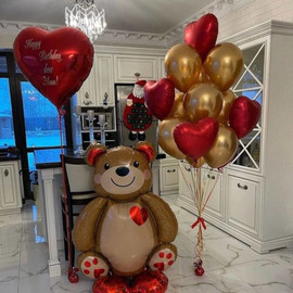 A set of balloons for St. Valentine's Day