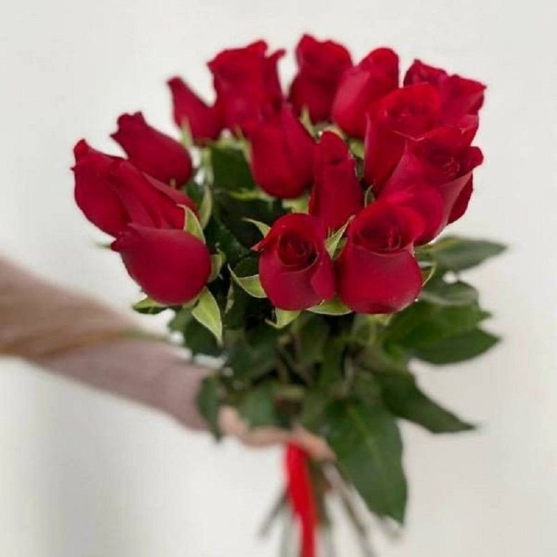 Роза Кения красная 50см, 15 шт., стандартный