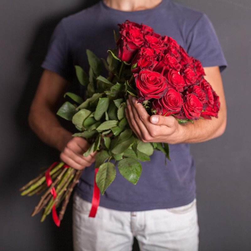 25 roses 50 cm, standart