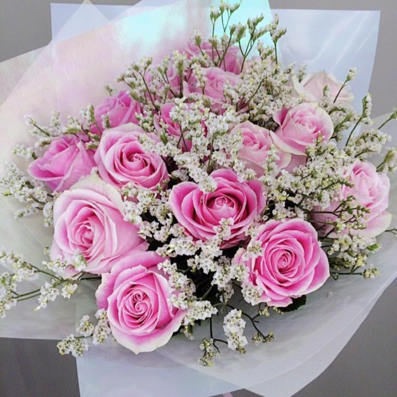 Bouquet of pink roses, standart