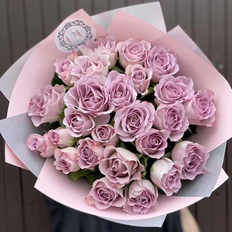 25 lilac roses, standart