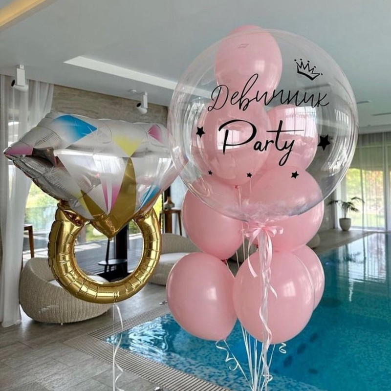 Balloons for a bachelorette party, standart