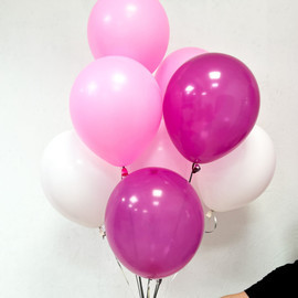 Pink balloons 10 pcs