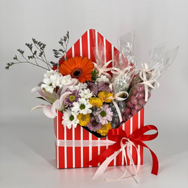 Bouquet mix in an envelope