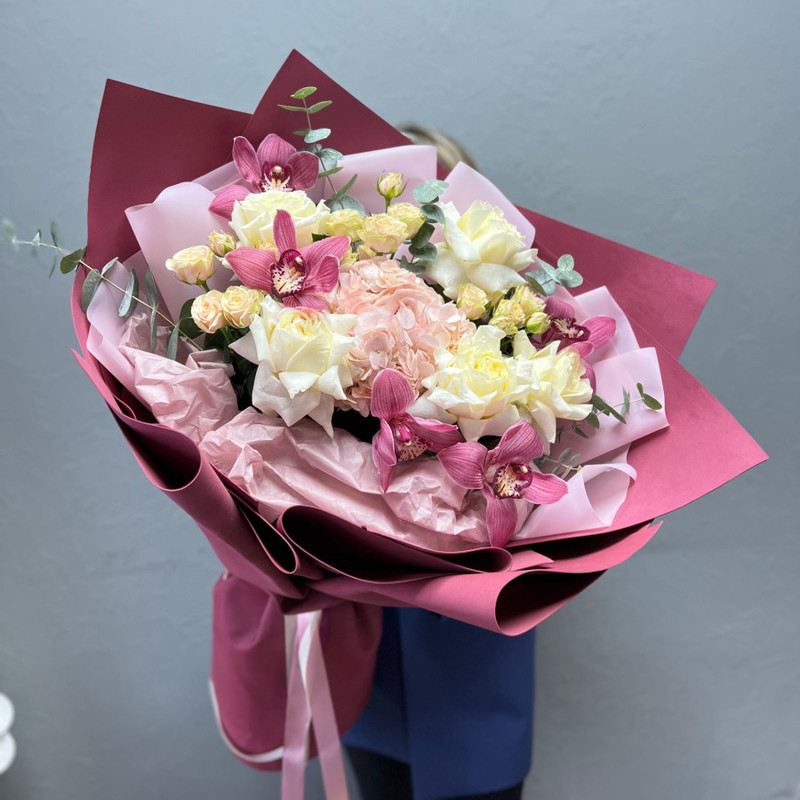 Bouquet "Pink whirlwind", standart