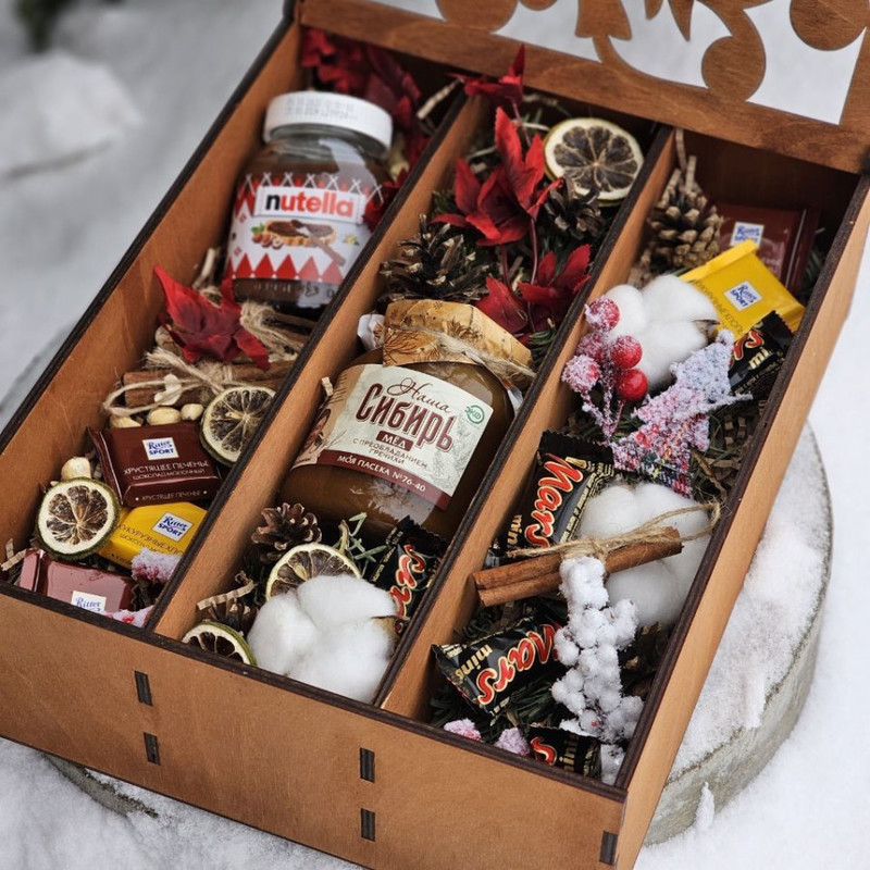 winter box with goodies, standart
