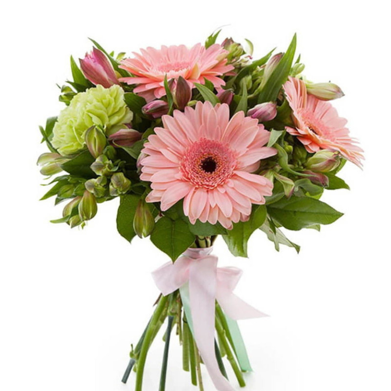 Bouquet with pink gerberas, standart