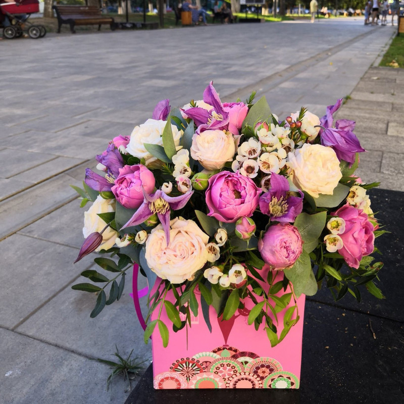box with flowers "Summer", standart