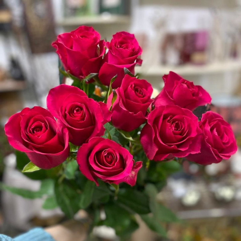 Bouquet of 9 roses Ecuador, standart