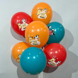 Воздушные шары "Весёлые щенки"