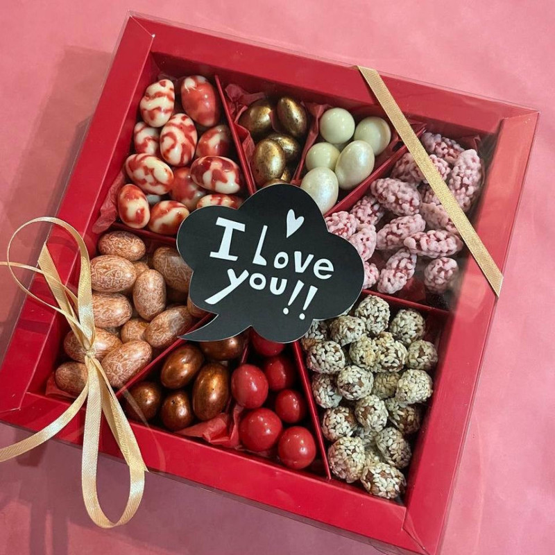 Gift set of sweet nuts, standart