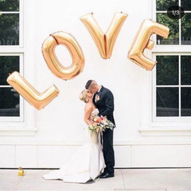Letters LOVE for a photo zone for a wedding