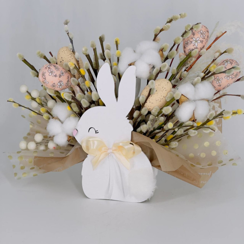 Willow bouquet "Easter Bunny", standart