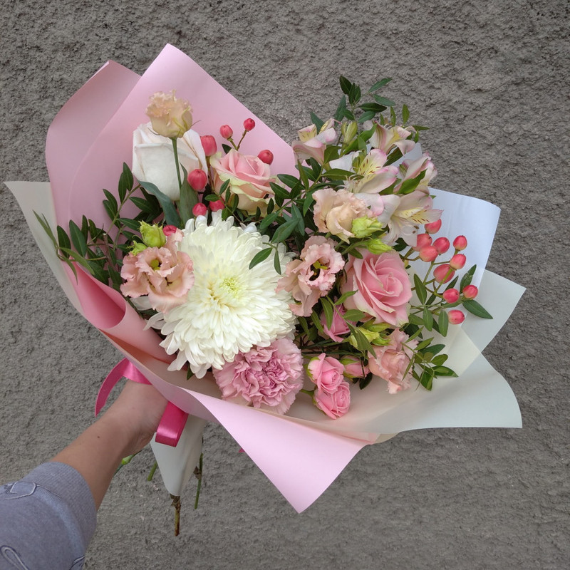 Combined bouquet "Tenderness", standart